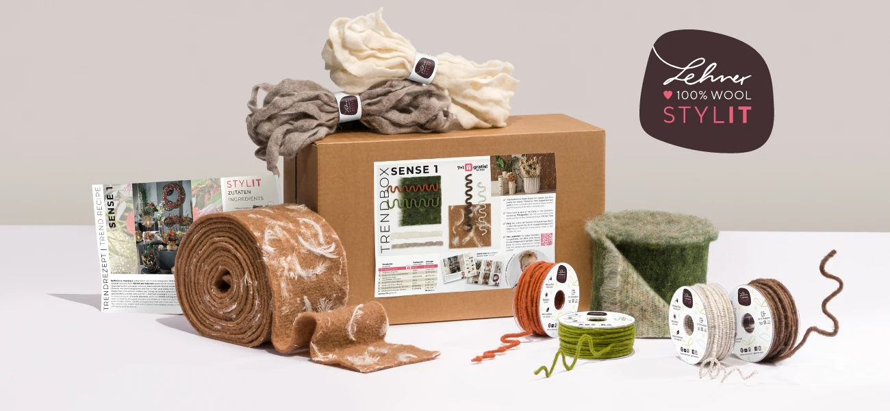 Lehner Stylit Wool Wolle Trendboxen 2024 bei GBC Österreich erhältlich