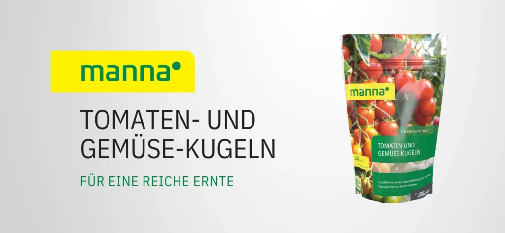 Hauert Manna Tomaten- und Gemüsekugeln, Düngerkugeln, Hobbygärtner, erhältlich bei GBC Österreich