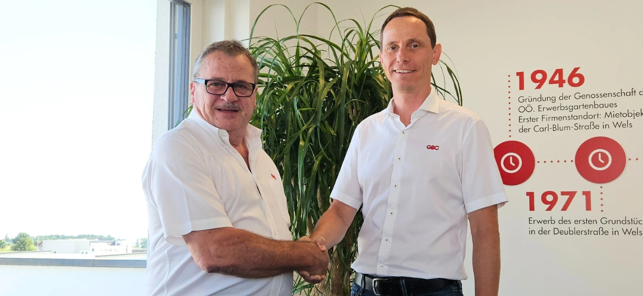 Ein bedeutender Führungswechsel bei GBC Österreich: Roman Scharer und Gerold Seelmann