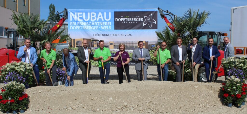 Spatenstich bei der Gärtnerei Dopetsberger: Ein Familienunternehmen mit Geschichte und Vision