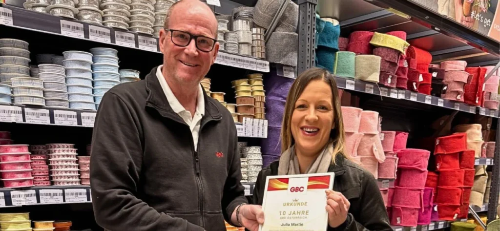 10 Jahre Julia Martin: Ein Jubiläum voller Engagement, Herz und Floristik-Leidenschaft bei GBC Österreich