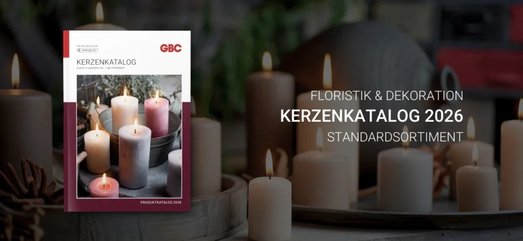 Kerzenkatalog 2026 von GBC Österreich ist erschienen