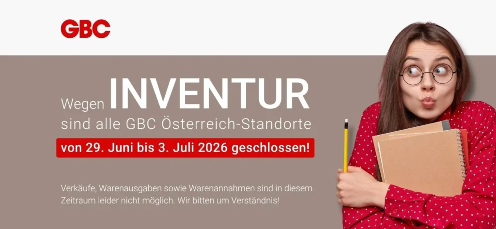 Inventur 2026 bei GBC Österreich